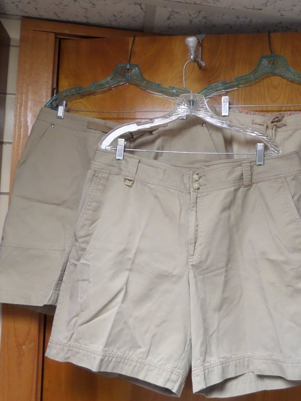 Lauren Ralph Lauren Cotton Shorts  Lot of 3 Pair Tan  Size 18W